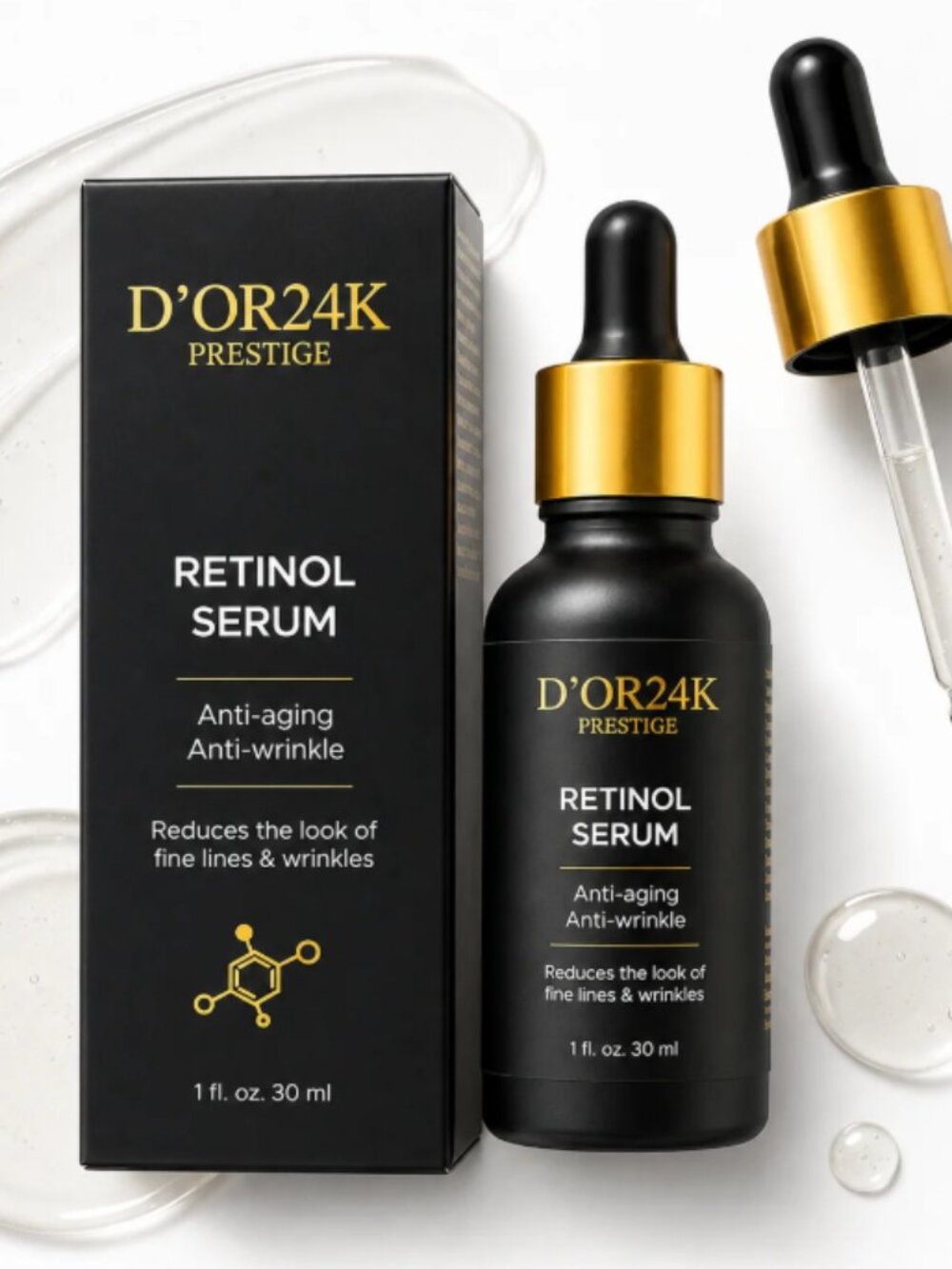 D'or24K Retinol Serum NIB Retail $486